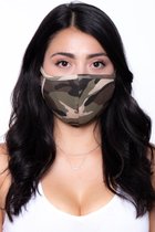 Masque bouche de coton de qualité Premium - masque bouche - masque | réutilisable / lavable | Vert AWR