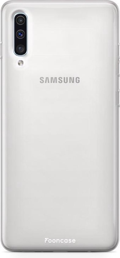Fooncase Hoesje Geschikt voor Samsung Galaxy A51 - Shockproof Case - Back Cover / Soft Case - Transparant