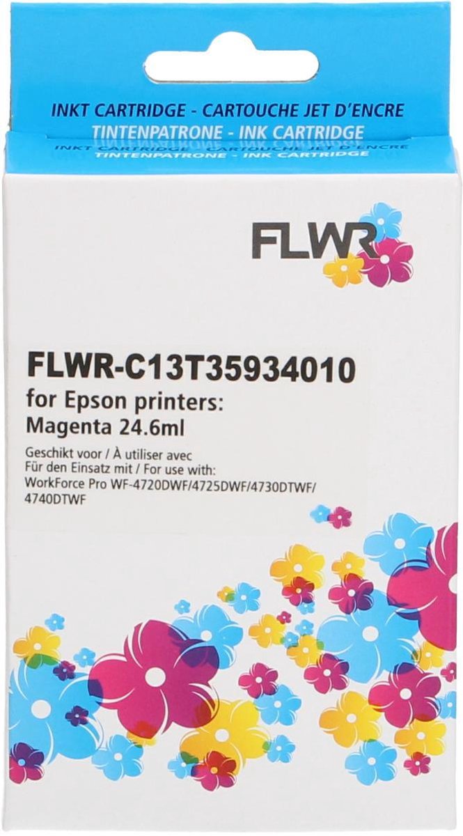 FLWR - Cartridges / Epson 35XL / magenta / Geschikt voor Epson