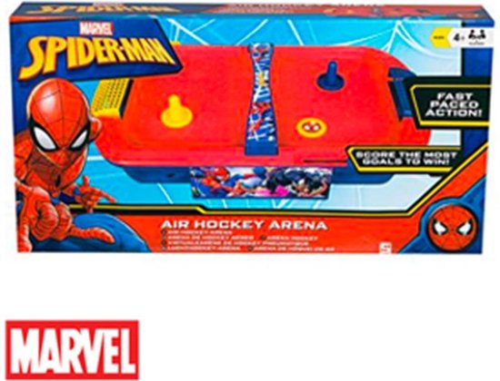 Thumbnail van een extra afbeelding van het spel Marvel Spiderman Air Hockey - 50 cm - Top Cadeau