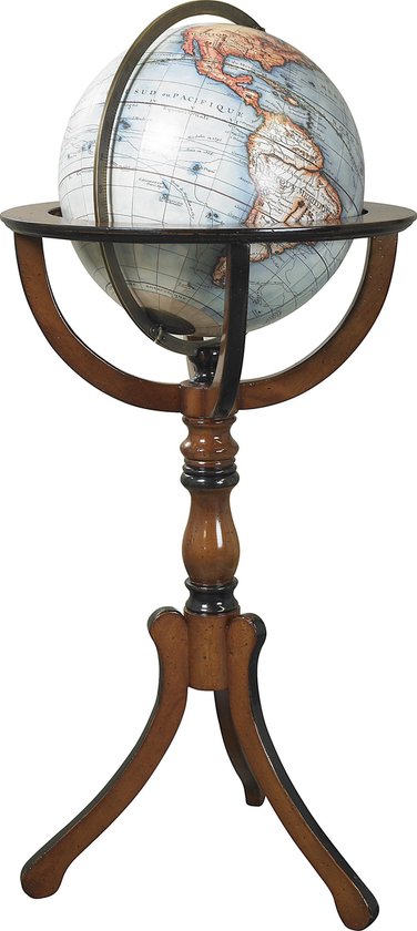 Authentic Models - Grote Staande Globe "Library Globe" hoogte 96cm | bol.com