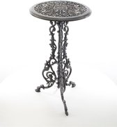 Gietijzeren tafel Plant - Tafel - Oud zilver - 69 cm hoog