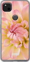 Google Pixel 4a Hoesje Transparant TPU Case - Pink Petals #ffffff