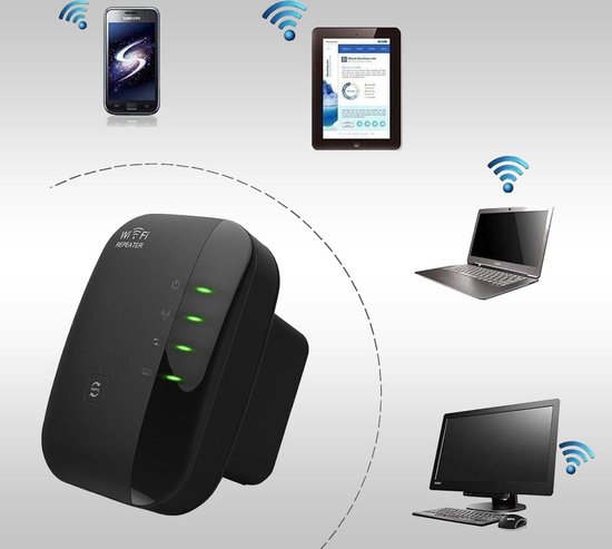 als lengte Wiskundig Wifi repeater - Versterker - Signaal versterker - Duo pack 2 stuks draadloos  internet... | bol.com