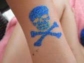 Halloween Glitter Tattoo Sjablonen 50 stuks