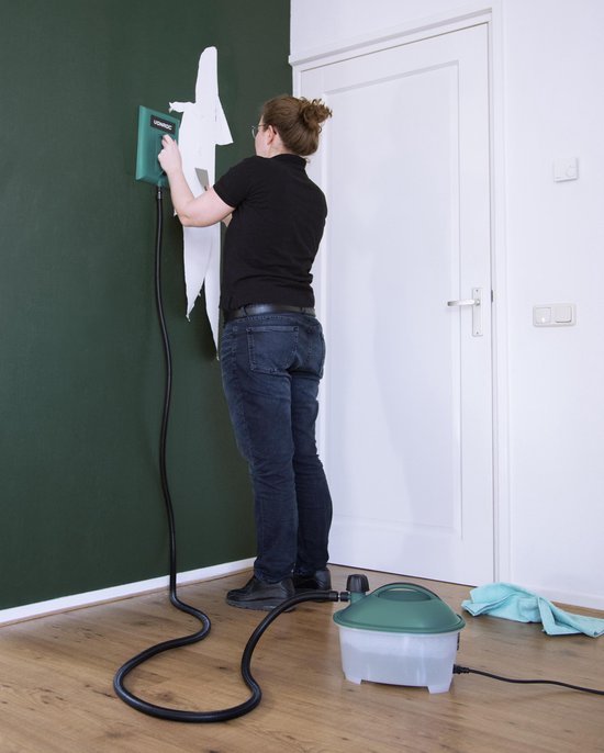 VONROC Behangafstomer – 2000W – Tankcapaciteit 4.5 liter – 3.5m stoomslang