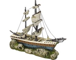 Aqua Della Aquarium decoratie Zeilboot - 38 x 12,5 x 31,5cm