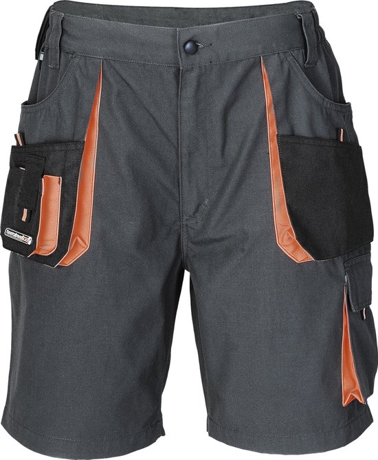 Foto: Terratrend korte broek 3231 6310 grijs oranje 50