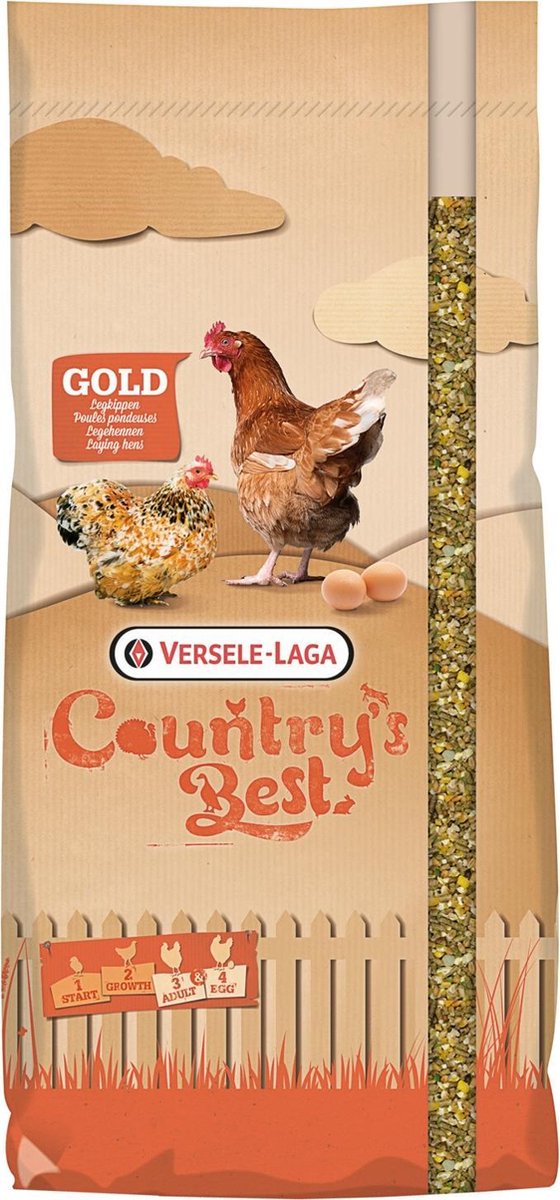 Versele-Laga Country's Best Gold 4 Mix kip-graan met legkorrel - kippenvoer - 20 kg - Versele-Laga