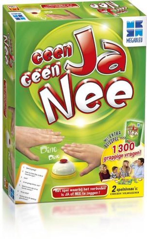 Boek: Geen Ja Geen Nee - Bordspellen - Gezelschapsspel voor Familie - Reisspel inbegrepen, geschreven door Megableu