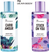 My Dear Body - Body Mist - 2 geuren van 75 ML - Verstuiver