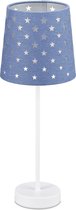 Relaxdays kinderlamp sterren - tafellamp ster - nachtlamp kinderkamer - E14 - kinderen - blauw