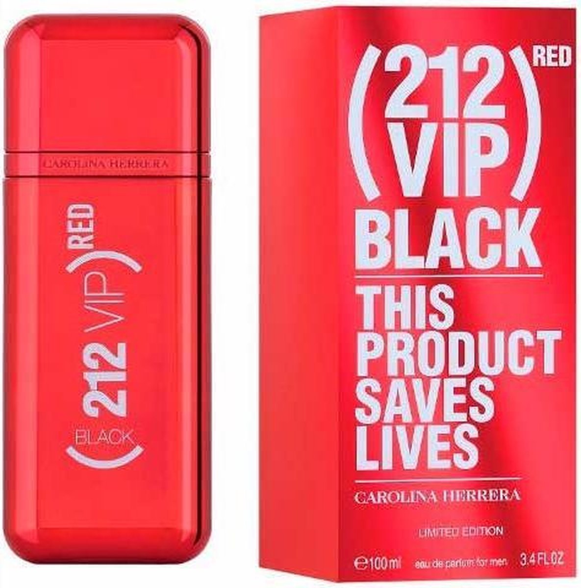Carolina Herrera 212 VIP Black Red for Men 100ml EDP Spray | bol