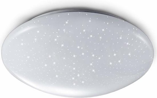 B.K.Licht Astra LED plafondlamp - sterrenlamp - glitter effect - Ø290mm - kinderkamer