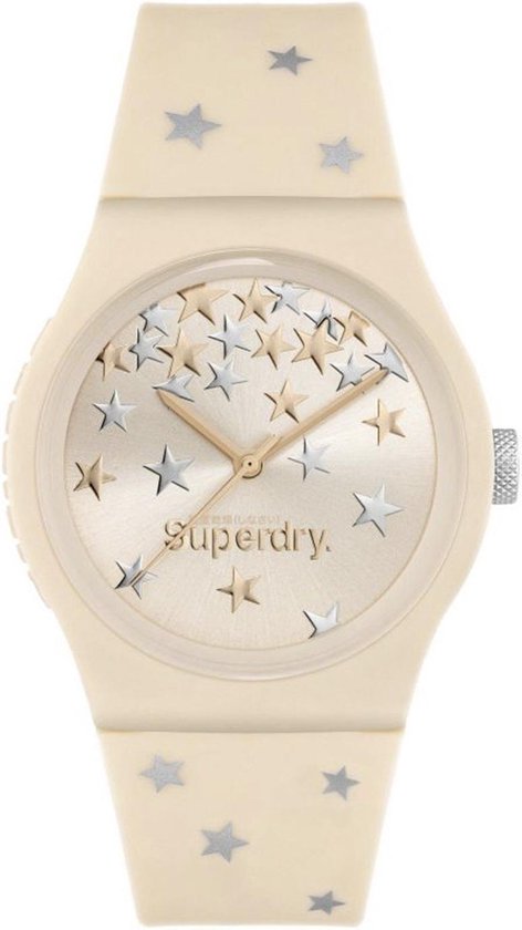 Superdry - T-shirt à logo style vintage - Blanc