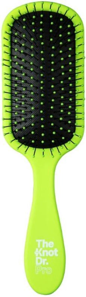 The Knot Dr. Pro Brite Pomelo Black Pad Haarborstel