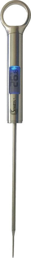 Sunartis - Thermomètre de cuisine - Thermomètre à viande - Numérique - Acier inoxydable - Beau design - Température exacte