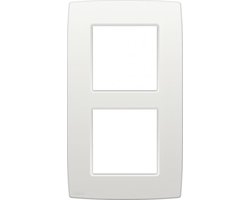 NIKO original 2-voudige afdekplaat centerafstand 60mm WIT