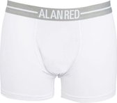Alan Red boxershort long lasting - wit