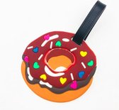 ProductGoods - Luxe Kofferlabel Donut - Reiskoffer - Kofferlabel - Reisaccessoires - Waterdicht - Reislabel