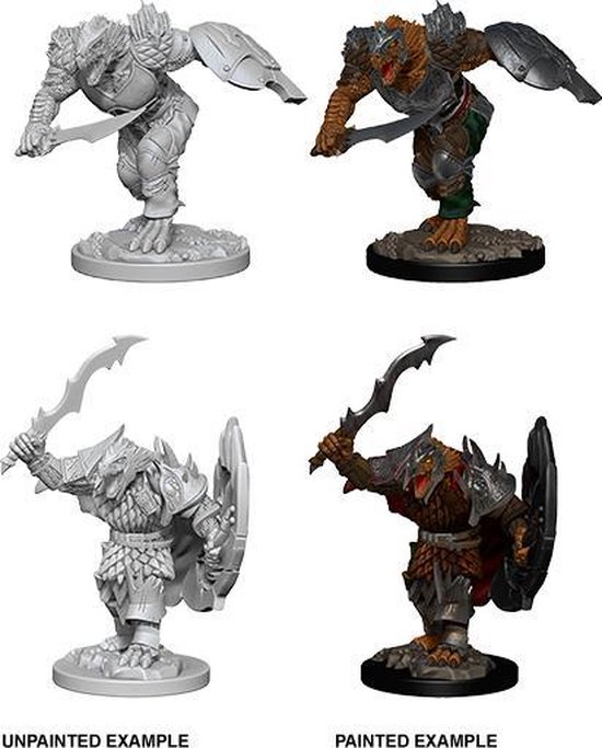 Dungeons and Dragons: Miniatures - combattant mâle Dragon