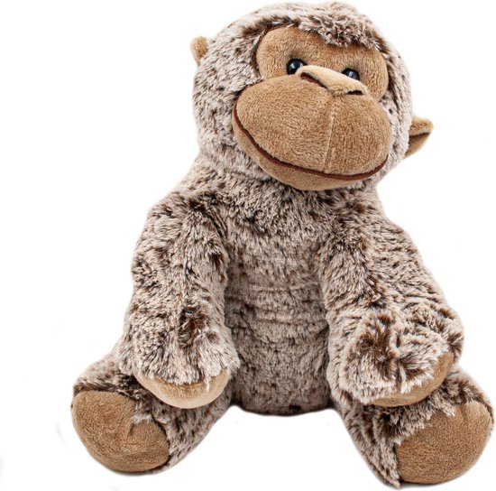 ongeduldig Renderen Bisschop Knuffel Aap - zachte apen kinder knuffel 22 cm, slaapkamer - pluche aapje  speelgoed | bol.com