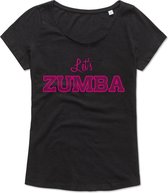 Zumba T-shirt - Workout T-shirt - Dance T-shirt, dans t-shirt, sport t-shirt, Gym T-shirt, Lifestyle T-shirt - Let's Zumba – L