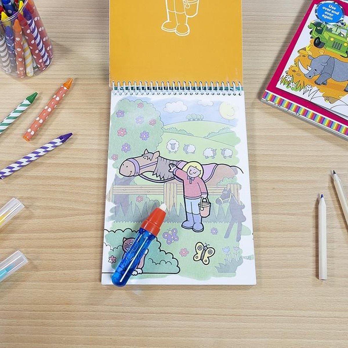 Galt Waterkleurboek Water Magic Animals - Kleurboek — afbeelding 12