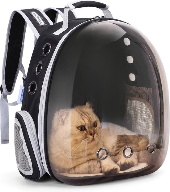 Nobleza Rugzak Hond en Kat - Draagtas Kat en Kleine Hond - tot 7.5 kg - 31  x 26 x 40... | bol
