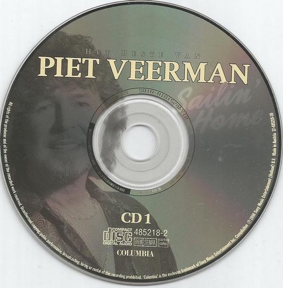 Sailin' Home, Piet Veerman CD (album) Muziek