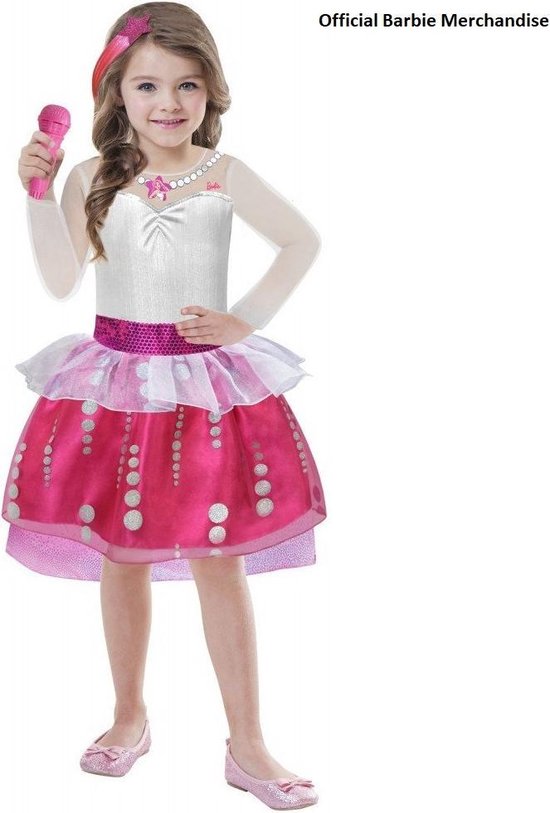 Lach nep vlees Barbie Rock n Royals - Barbie Verkleedkleding - Verkleedpak - Kostuum -  Jurk en... | bol.com