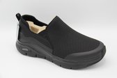 Skechers-= Sneaker zwart inschieter- Arch fit extra wijd- maat 46