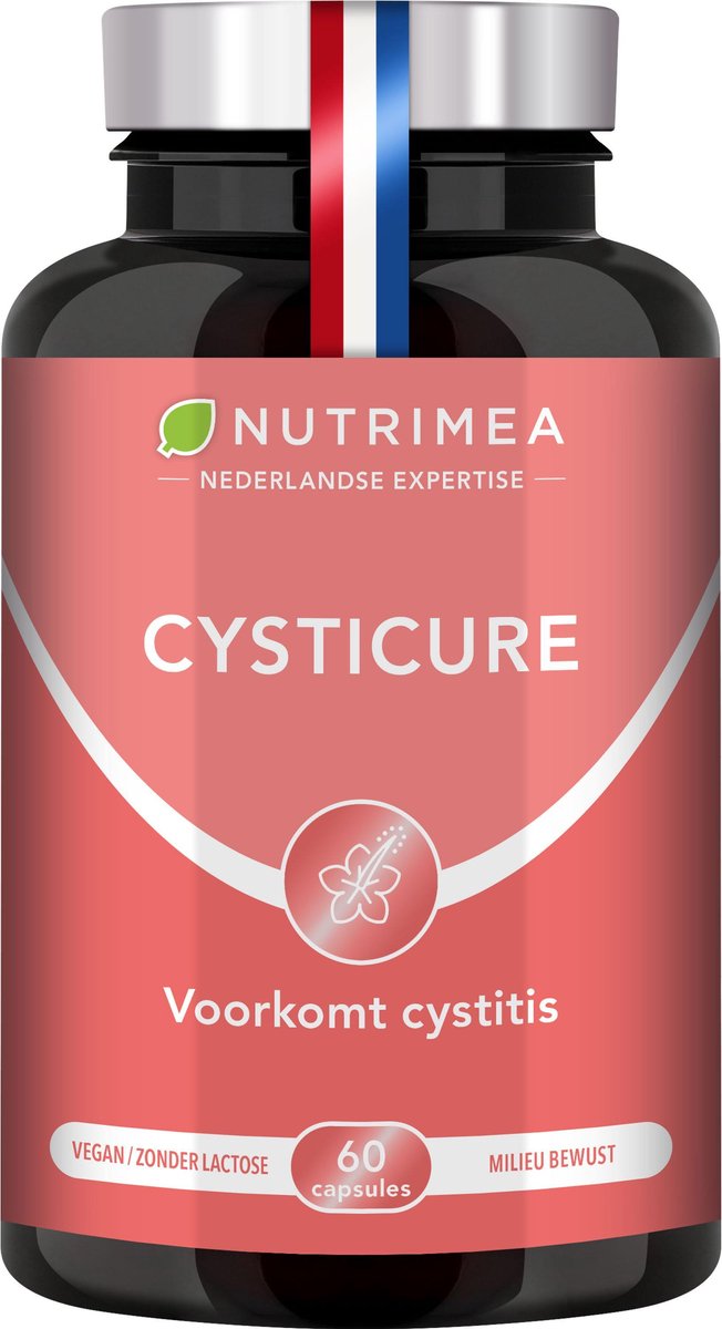 Blaasontsteking - Cranberry - Cysticure - Nutrimea - voedingssupplement - 60 capsules