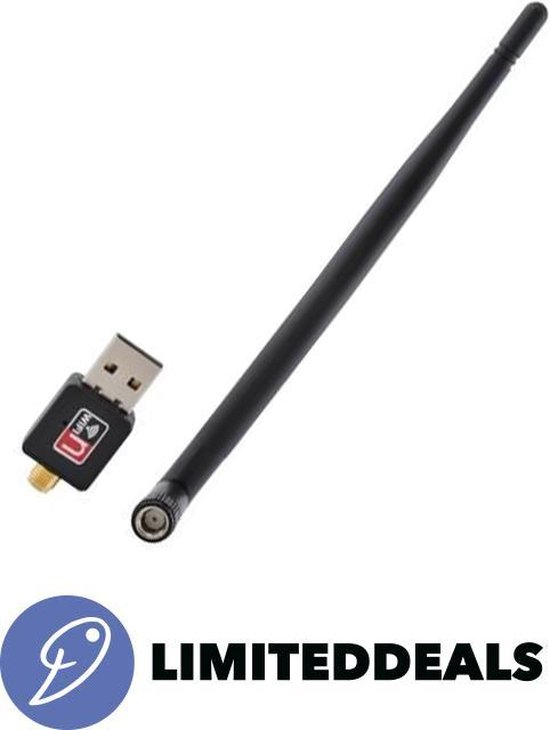 WIFI Adapter USB - Snelheid van 600 Mbps - Draadloos internet adapter -  LimitedDeals | bol.com