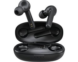 Mobstore EarBuds Zwart - Draadloze Oordopjes - Bluetooth oordopjes - Oordopjes draadloos - Draadloos - Bluetooth Oortjes - oordopjes - Sport oortjes - Earpods