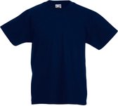 Fruit Of The Loom Originele T-shirt met korte mouwen voor kinderen / tieners (Donker Marine)