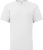 Fruit Of The Loom Iconic T-shirt Enfants / Kinder (Wit)