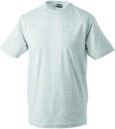 James and Nicholson - Unisex Medium T-Shirt met Ronde Hals (Ash Grijs)