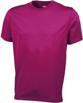 James and Nicholson - Heren Active T-Shirt (Roze)