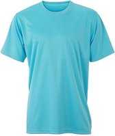 James and Nicholson - Heren Active T-Shirt (Lichtblauw)