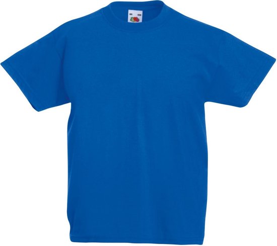 Fruit Of The Loom Originele T-shirt met korte mouwen voor kinderen / kinder (Royaal Blauw)