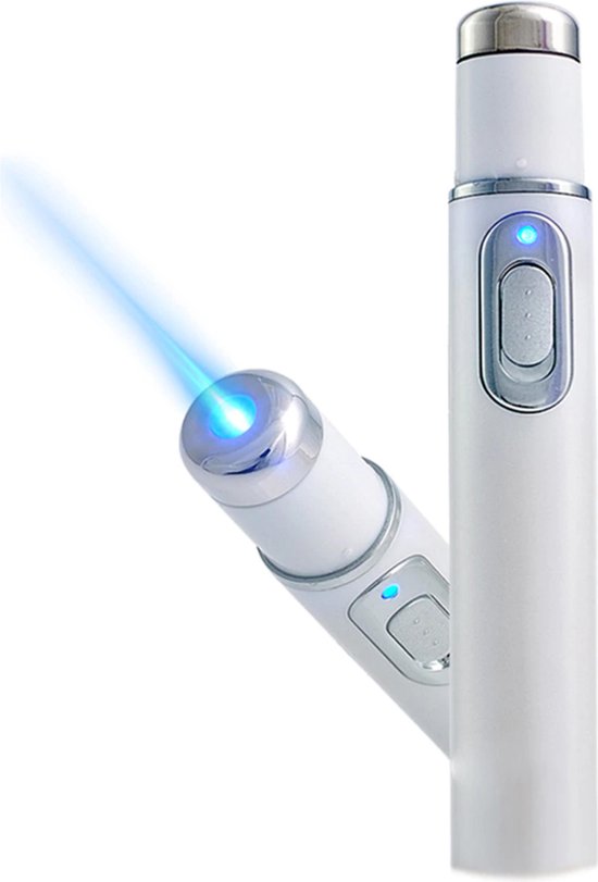 consumptie overdrijven Goederen HMerch™ Acne Laser Pen - Acne verzorging - Blauw Licht Therapie Pen - Anti  Acne -... | bol.com