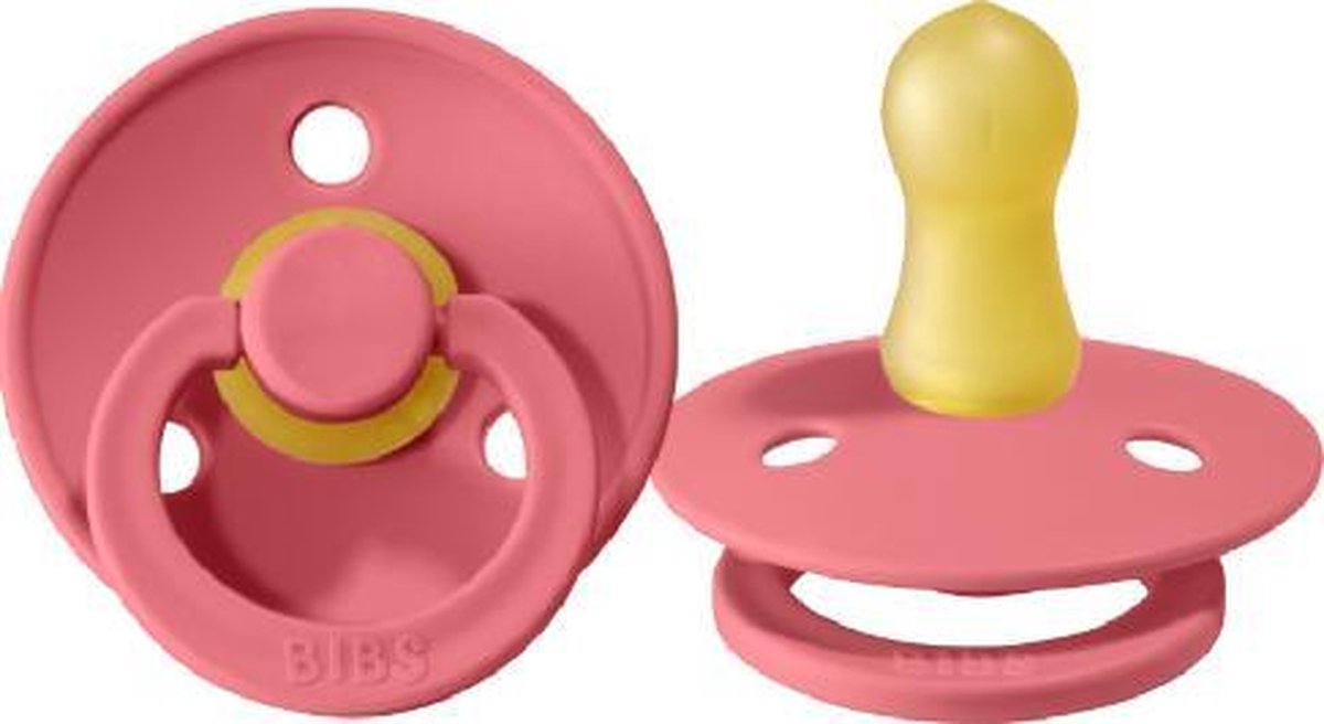 Bibs Fopspeen - Maat 2 6-18 maanden - Coral