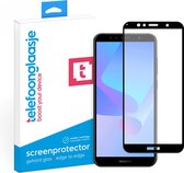 Telefoonglaasje Screenprotectors Geschikt voor Huawei Y6 2018 - Volledig Dekkend - Gehard Glas Screenprotector Geschikt voor Huawei Y6 2018 - Beschermglas van rand tot rand