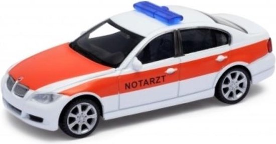 Gepolijst aanvulling sensatie BMW 330i Notarzt Ambulance auto (Wit) 1/43 Welly - Modelauto - Schaalmodel  - Model... | bol.com