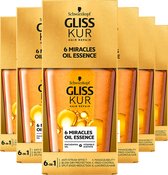 Gliss Kur 6 Miracles Oil Essence Haarolie 6x 75 ml - Voordeelverpakking