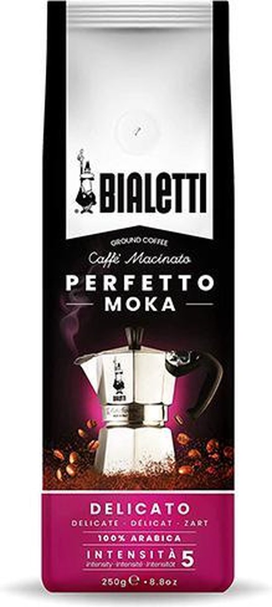 Bialetti Perfetto Moka Delicato gemalen koffie – 250gr