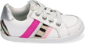 BunniesJR Sandra Stoer Meisjes Sneakers - Wit - Leer - Veters