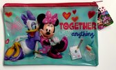 Disney Minnie Mouse & Katrien Duck - Etui / pennenzak - PVC - Xxl - 24x15cm