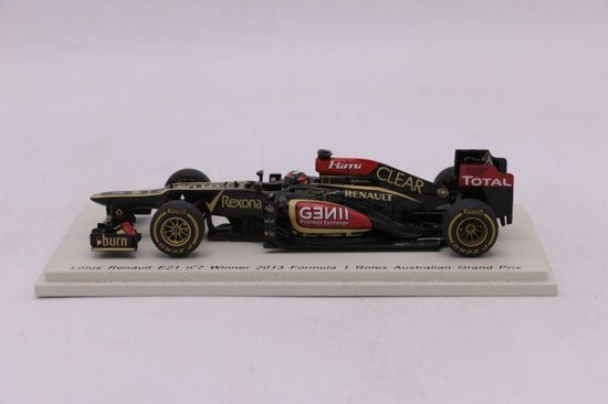 1:18 Lotus F1 E21 No.7- Winner Australian GP- Driver: Kimi Räikkönen- 2013 (Spark